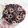200PCS/Set Elastic Kids Basic Hair Bands Tie 3cm Dark Colors Headwear Don't Hurt Hair Headband Hair Accessories Holder