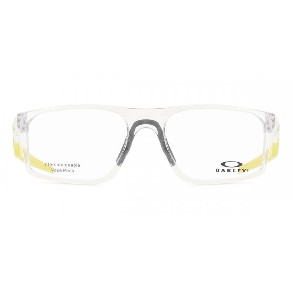 Oakley Men Eyeglasses Ox8183 Bat Flip 818305 Polished Clear/58-18-148