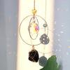 Prism Faux Crystal Sun Catcher, Hanging Window Suncatcher with Rainbow Maker, Car Home Garden Balcony Decor, Unique Gift for Housewarming Birthday