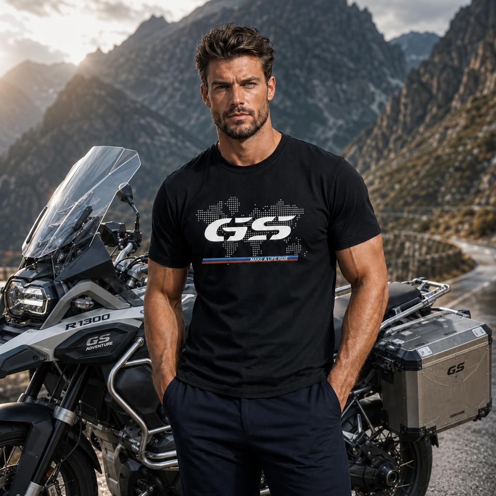 Summer New Hot Sale Motorrad RGS RGS ADV Motorcycle Fan Cotton T Shirt Unisex Street Casual Fashion Trendy Streetwear Top