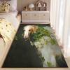 Elegant Dog with Greenery Suitable As a Non-slip Mat for the Living Room or Bedroom Sofa