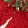 Christmas Tree Skirts Round Plush Xmas Trees Base Cover Carpet Mat Ornaments for Home
