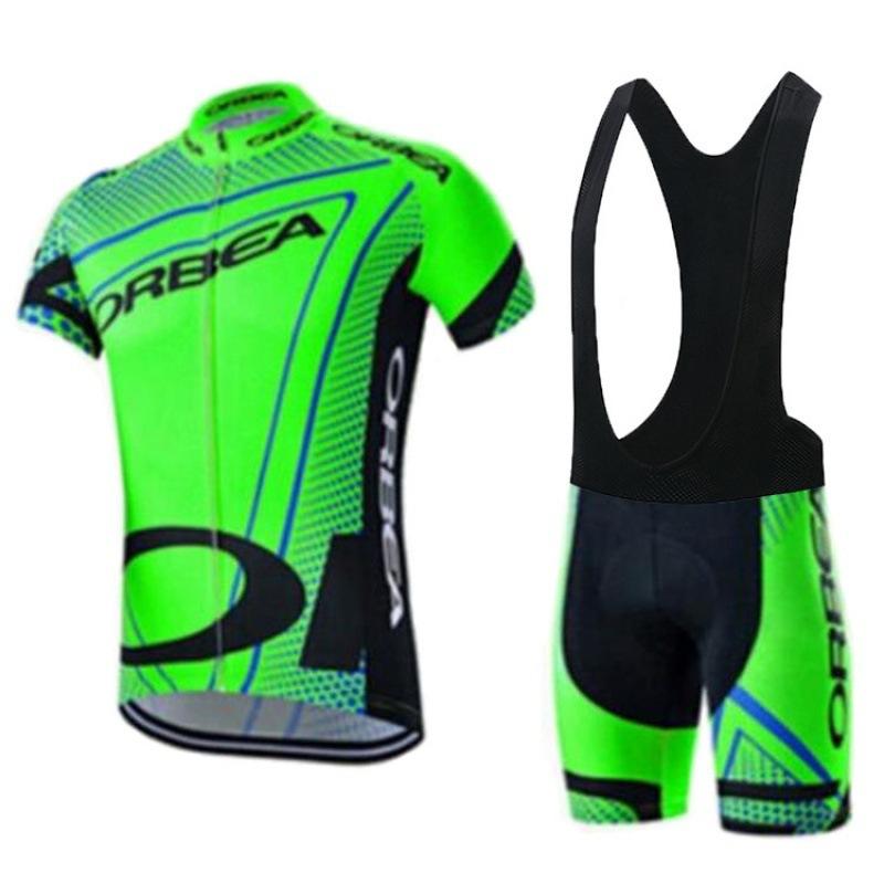 Summer Short Sleeve Set Tour De France ORBEA Team Cycling Suit Sports Roller Skating Suit Bicycle Outdoor Riding