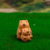 Mini Capybara Ornament Kapibala Crocodile Doll Micro Landscape Decoration Dollhouse Miniature Pond Decor Toy