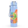 1PC Colorful Nautilus Shell Art 750ml Color Plastic Sports Water Bottle Leakproof Flip Straw Lid Suitable for Sports Office Home Use