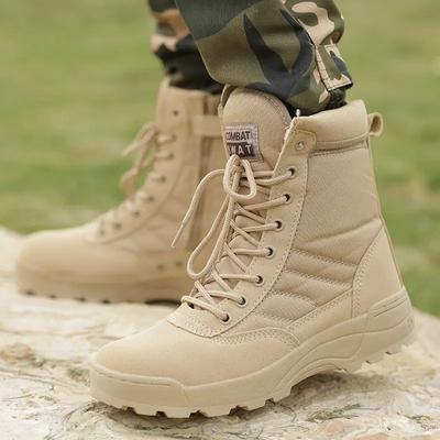 Herren Arbeits-Sicherheitsschuhe Armee Kampfstiefel Militares Tacticos Zapatos Herrenschuhe Stiefel Feamle Herren Wüsten Taktische Militärstiefel
