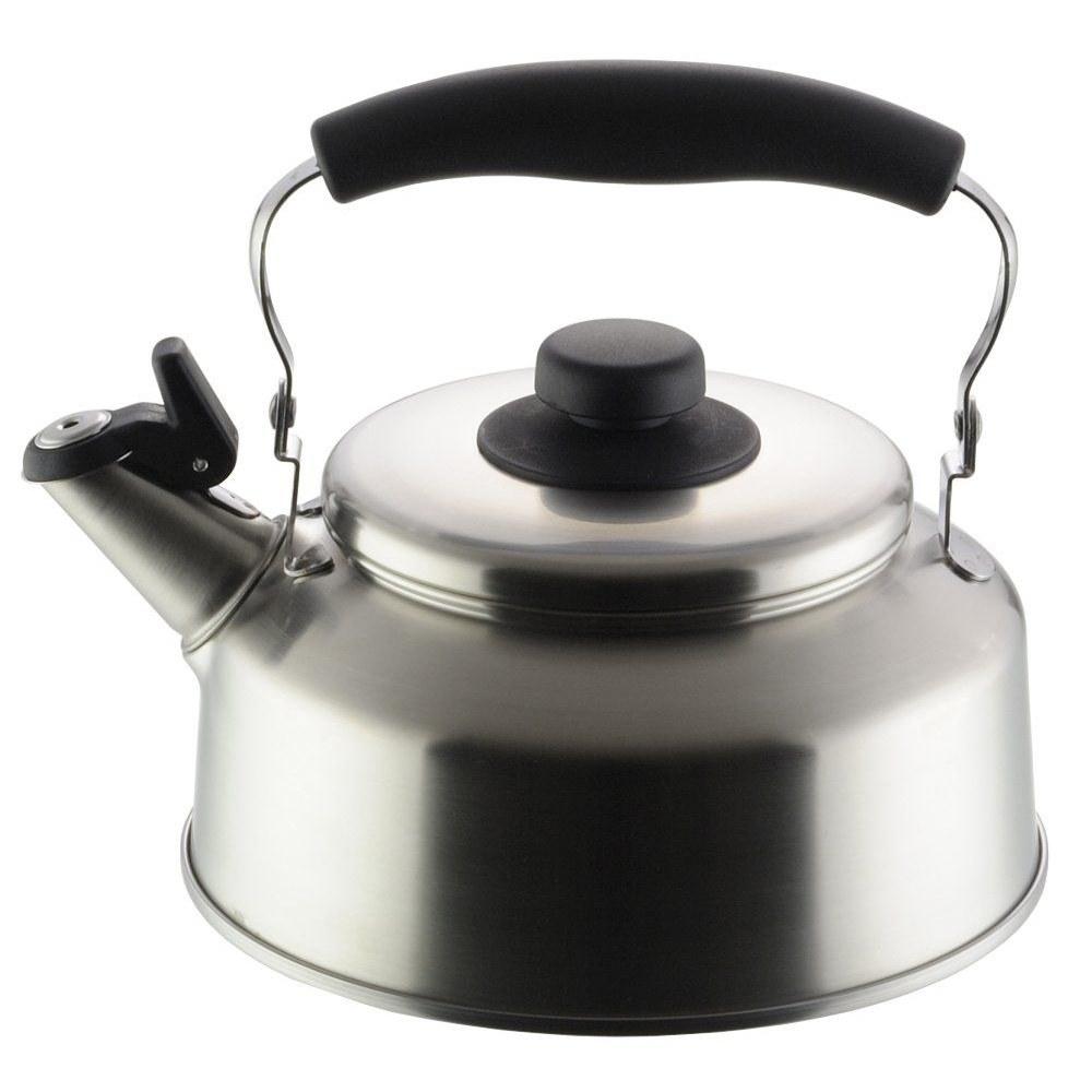 Yoshikawa Sees Cooking Whistling Kettle 2.6L IHDirect Flame Compatible Simple Made Japan Tsubame Sanjo YJ1277