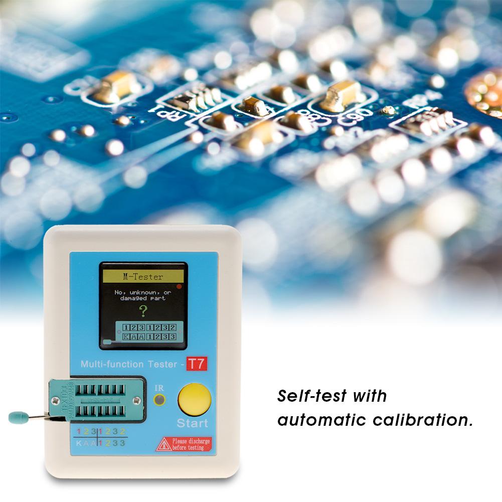 T7 Transistor Tester Multifunction Color Graphic Display Tester T7
