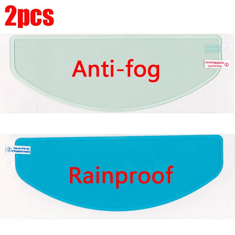 Motorcycle Helmet Clear Anti-Fog Rainproof Film Helmet Lens Durable Nano Coating Sticker Moto Safety Driving Helmet Accessories