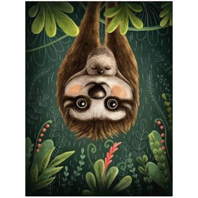 Full Round/Square 5D Diy Diamond Painting Reflection Animal Diamond Embroidery Cross Stitch Kits Home Decor Handmade Gifts