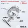 1pc T-Shaped Square Clamp 304 Stainless Steel Fixed Holder Clip C-clamp  Hardware Fasteners