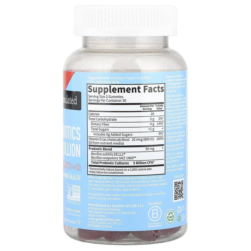 Kids, Probiotic, Strawberry Flavor, Gummies, 60 Pieces