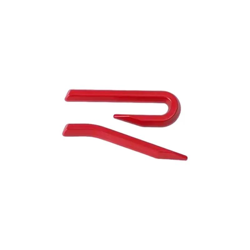 3D Metal R Logo Emblem Car Rear Trunk Sticker Front Grill Badge For Polo MK8 Passat Tiguan CC Golf R Accessories