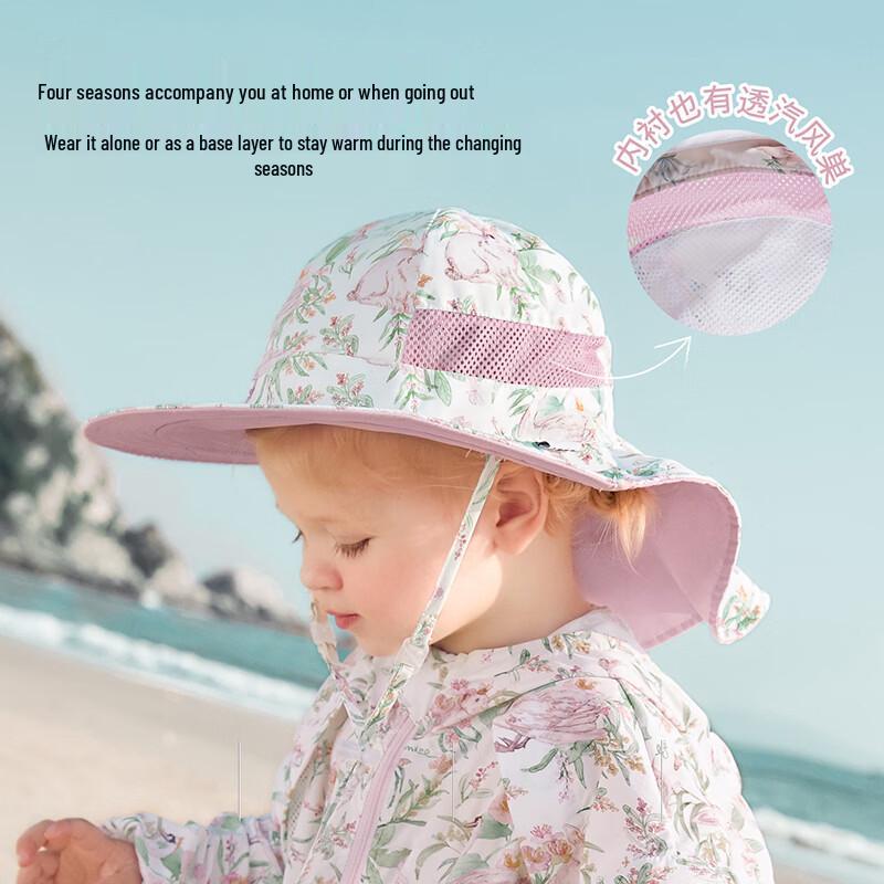 EMXEE Kids' UV Protection Double-Sided Summer Sun Hat