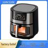 European Multifunctional Smart Electric Fryer, Stainless Steel Air Fryer with Large Capacity, Household Model