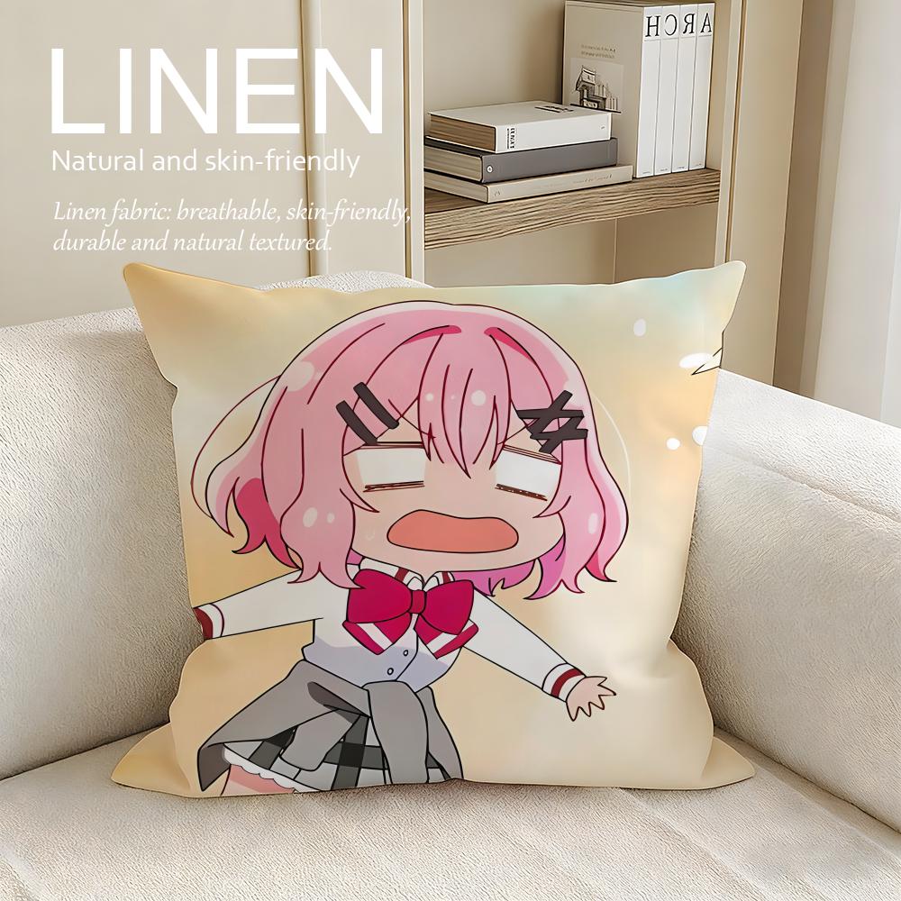 Fantasy Villainess Level Cushion Cover Pillowcase Set Pcs x x Breathable Washable Sofa Cushion Cover