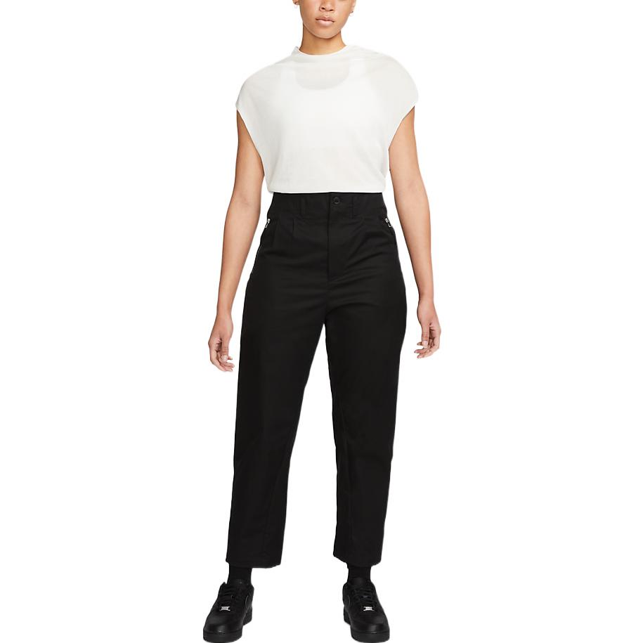 Nike Esc Series Worker Pants Solid Color Slim Fit Cropped Casual Pants Women pants Black DN4090-010