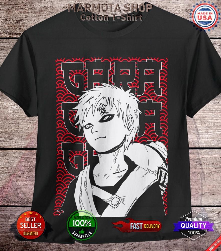 

Гаара Футболка Наруто Шиппуден Итачи Какаши Аниме Унисекс Футболка Футболка Все Размеры XL