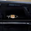 Car Stickers Zipper Animal Pattern Exterior Decals Waterproof Car Window Stickers for Laptop Glass Mirror Dashboard Truck
