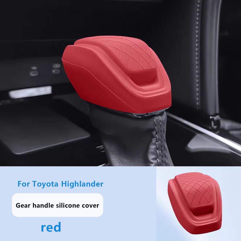 For Toyota Highlander Car Interior Accessories Decoration Center Console Silicone Mat Door Armrest Pad  Interior Upgrade