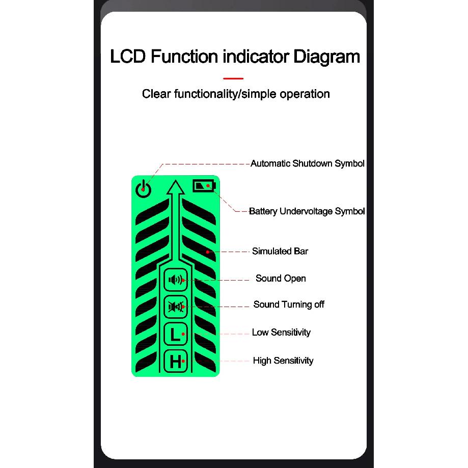 New Gas Leak Detector Combustible Natural Co2 Alcohol LPG Methane Analyzer Rechargeable Buzzer Alarm PPM LEL Tester