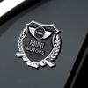 2PC Metal Car Styling Door Trunk Body Badge Sticker Decor Auto Accessories For a333 Cooper JCW WORKS R55 R56 F55 F56 R57 R58 R59 333a