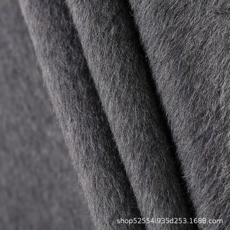 Herbst und Winter neue Wolle doppelseitiger Wollmantel Revers lang Pendler Temperament Damen dünner Wollmantel