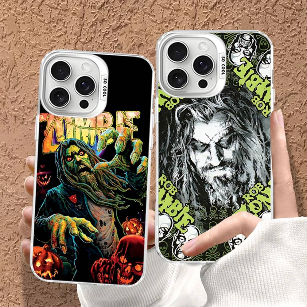 R-Rob Singer Z-Zombie Heavy Metal Band Phone Case For IPhone 17 16 Plus Pro Max 15 14 13 12 11 Matte Colorful Covers