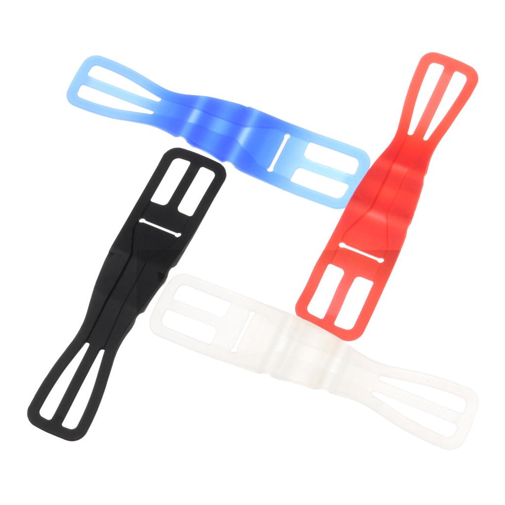Bike Silicone Band Elastic Strap Bandage Flashlight Mount Phone Holder Bike Light Replacement Mount Fixing Bandage Belt