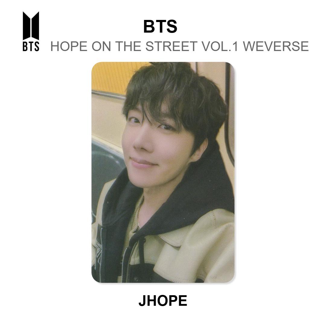 BTS HOPE ON THE STREET VOL.1 WEVERSE Official Photocard J-Hope 02