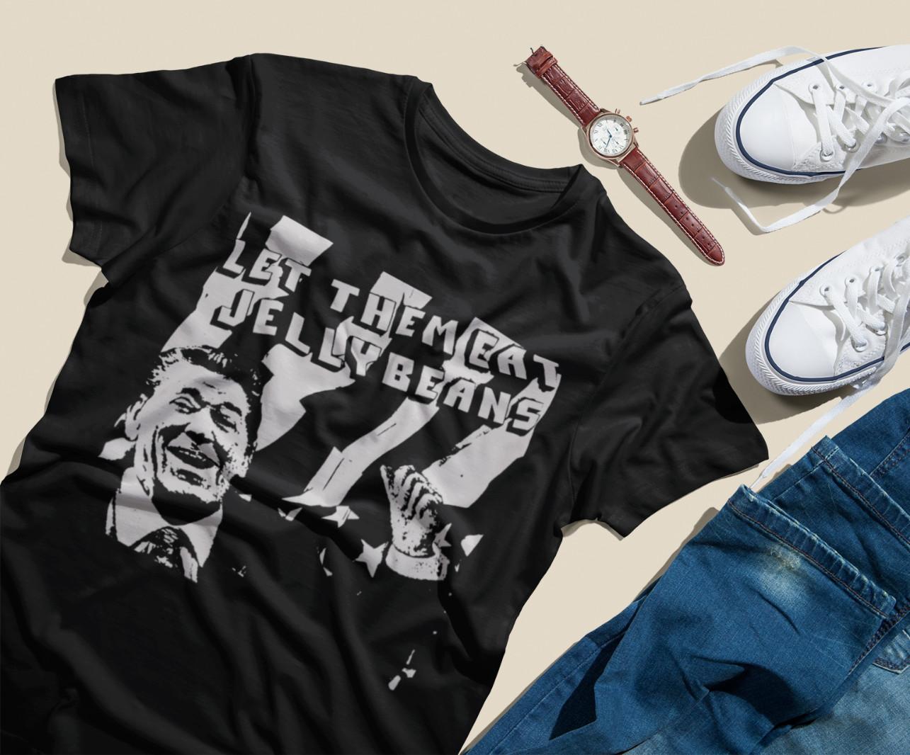 Let them Eat Jellybeans t shirt Punk Hardcore L