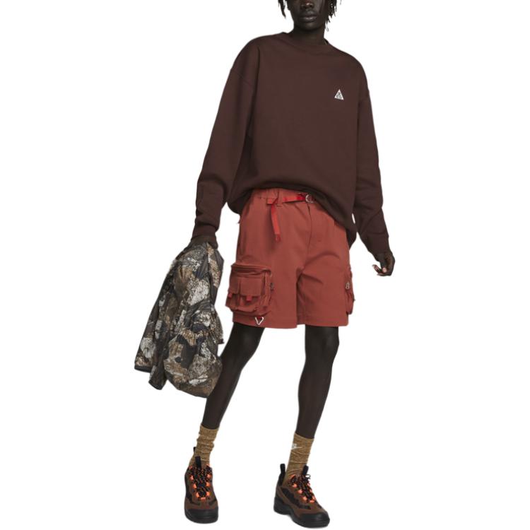 New Nike ACG THERMA FIT SS23 Sweatshirt Unisex Earth Tone DX9612-227