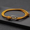 Nueva pulsera ajustable de cordón fino de 3mm para Hombre, pulsera de cuerda tejida hecha a mano de doble capa, Pulseras para Hombre Legend Braslet, Joias para Hombre