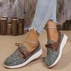 2024 Autumn New Women's Loafers Brand Fashionable Formal Casual High-quality Women's Lace-up Low-cut Flat Shoes
