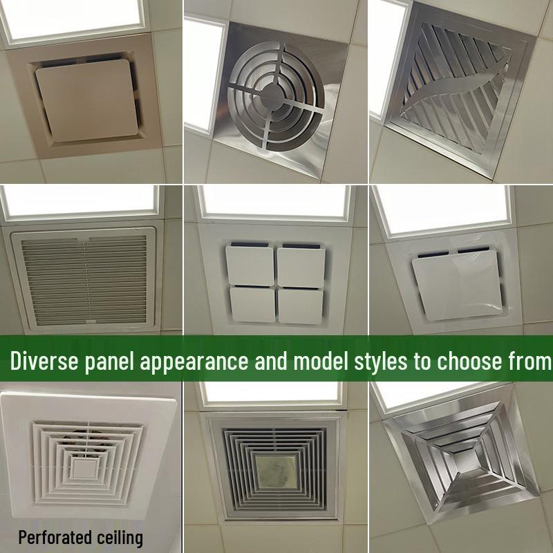 300x300 Silent Integrated Ceiling Ventilation Fan for Bathroom and Kitchen