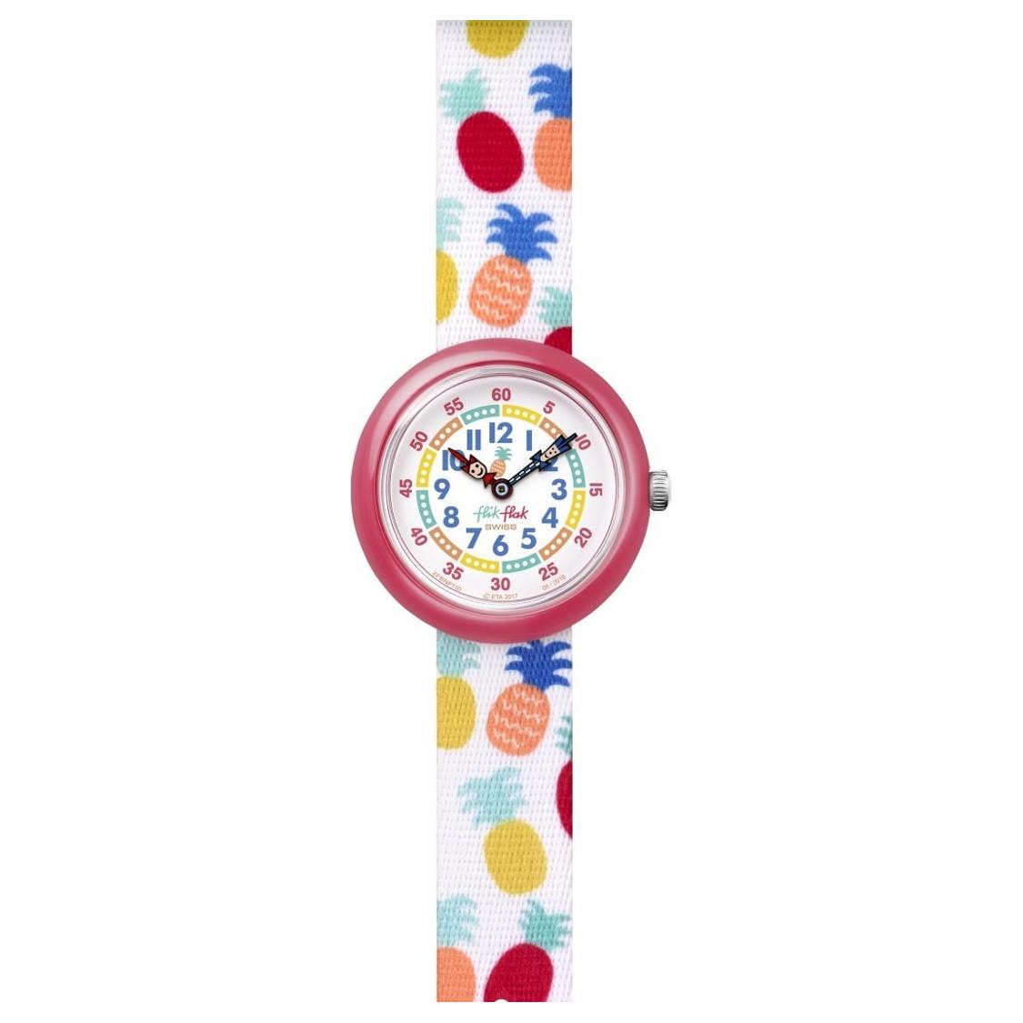 SWATCH Kids Flik Flak Feifei Series 32mm White Watch ZFBNP110 ZFBNP110 White Dial