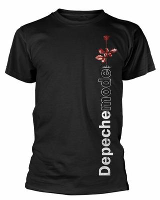 Tricou unisex Depeche Mode Violator Side Rose Black Classic Rock Metal