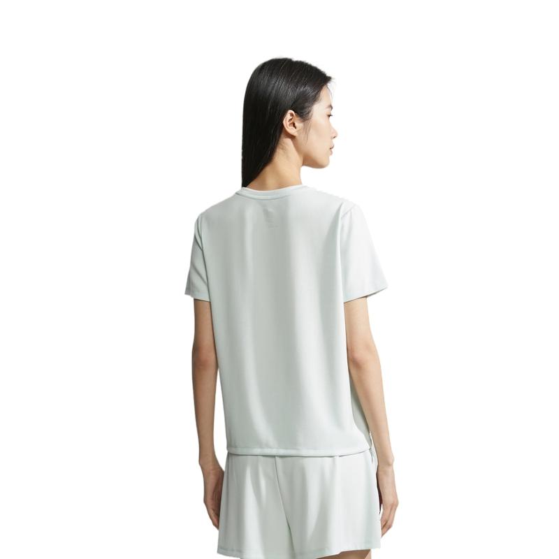 Calvin Klein Cool Touch Antibacterial Ice Beauty Series Soft Breathable Home Sleepwear Top Women Tops Matcha AD000794P