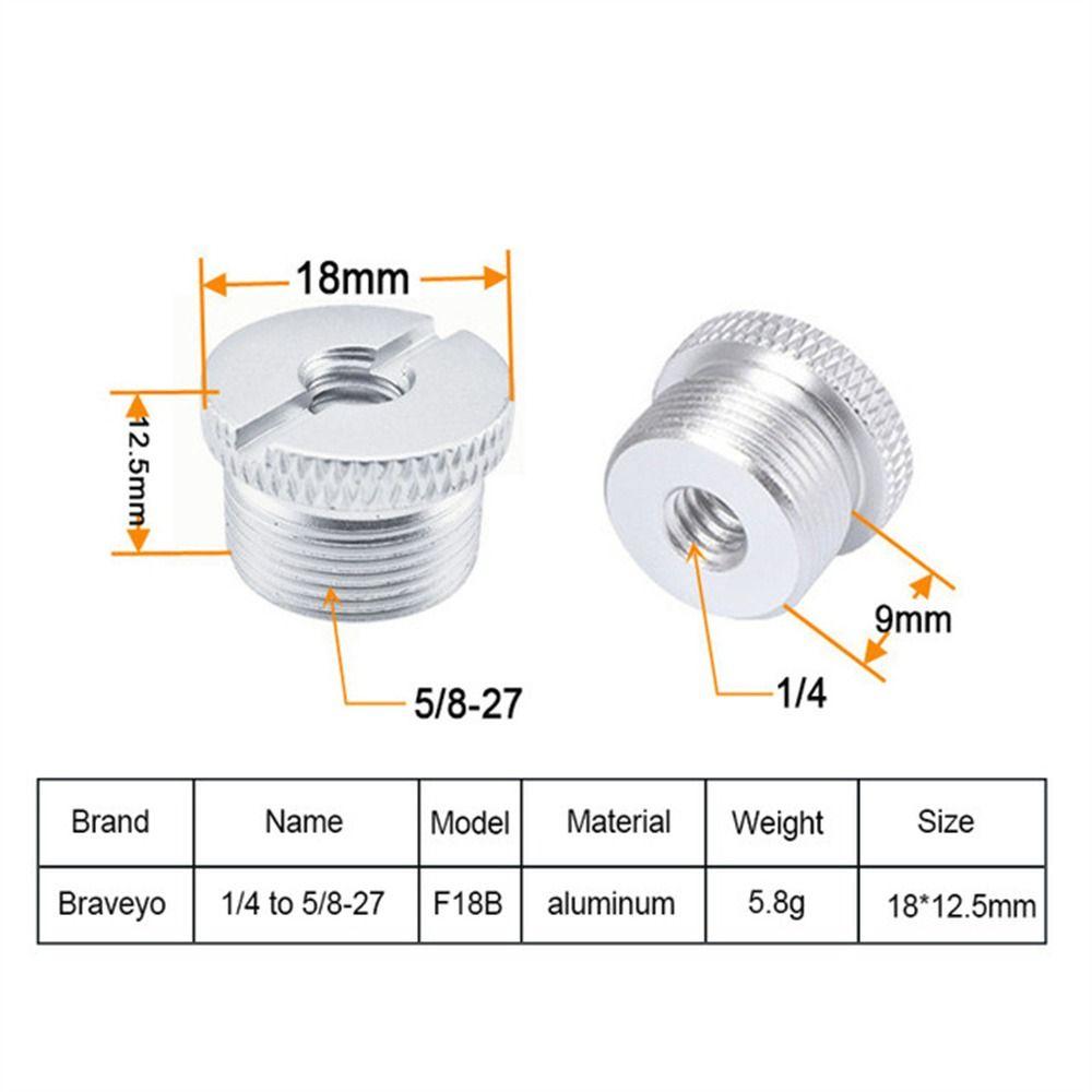 Адаптер штатива Крепление микрофона Винты для переоборудования Винт Гайка Адаптер стойки для микрофона Консольный рычаг F18B