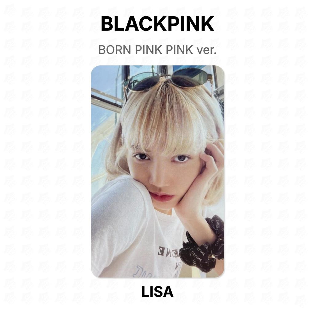 BLACKPINK BORN PINK PINK Version. Offizielle Fotokarte