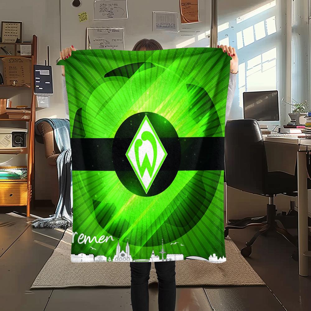 SV Werder Bremen Flanelldecke, Hohe Qualität, Bequem für alle Jahreszeiten, Heimdekoration, Wärme und Komfort