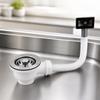 Rust-Resistant Sink Drain with Strainer Removable Plug