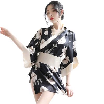 SHLYMP Yukata Sexy Cosplay Erotic Extremely Erotic Japanese Clothes Kimono Oiran Cosplay Costume Lingerie Underwear Baby Doll Pajamas Sleepwear Cute