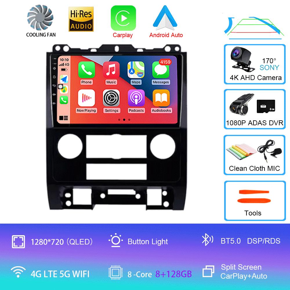 For Ford Escape 2007 2008 2009 2010 2011 2012 Android 14 Auto Multimedia Car Player Radio Navigation GPS Stereo No 2din Carplay