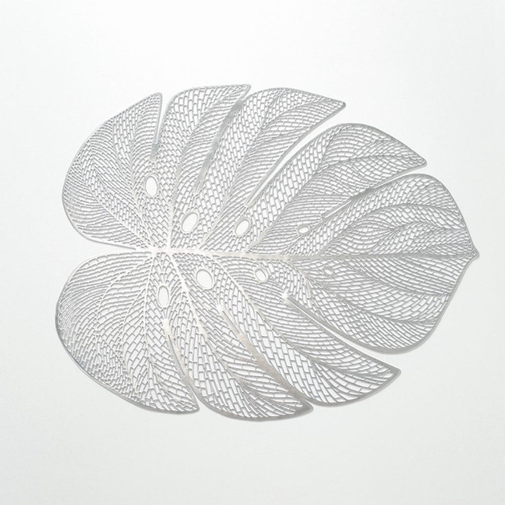 3pcs Hollow Table Mat Anti-stain Tableware Pad Dinner Table Decoration Coaster  Wedding