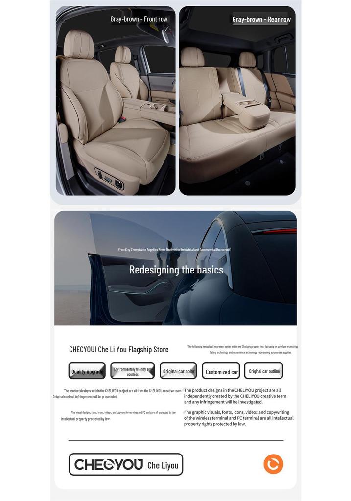 Ideal i6 Full Coverage Car Seat Cushion & Cover Pad