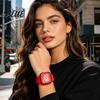 Universal Style Watch Band Silicone Waterproof Sweat-Proof Replacement Soft Solid