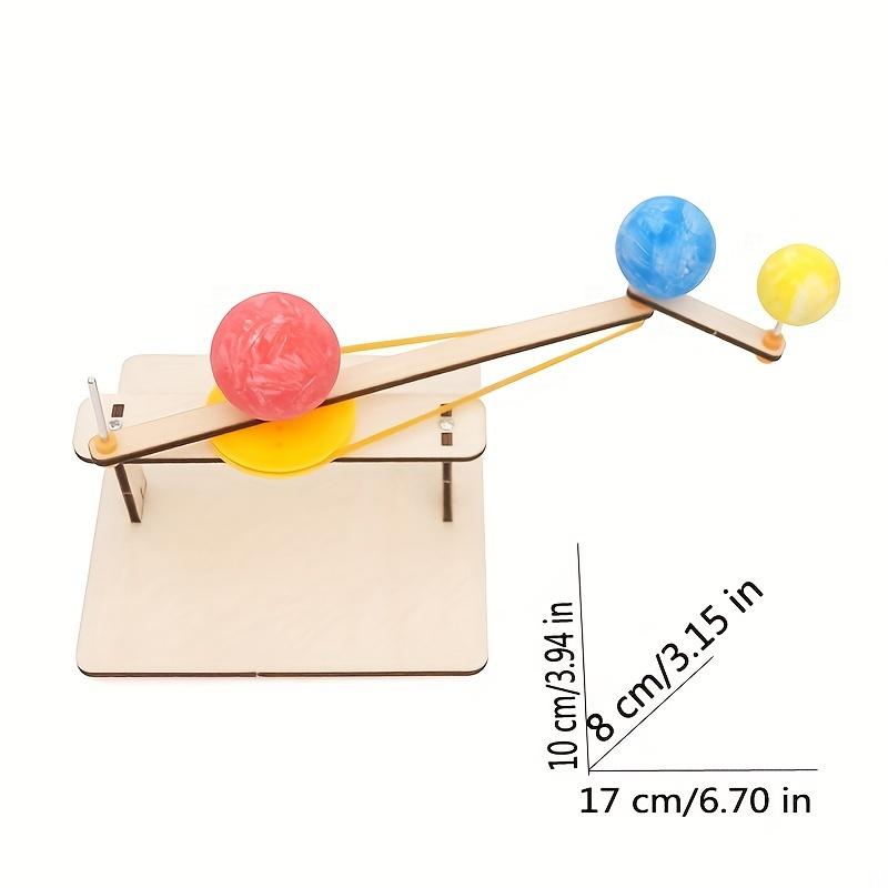 Terra, Lua, Sol, Três Esferas, Produção de Ciência e Tecnologia Modelo 3D Orbe Celestial Auxílios de Ensino Criativos