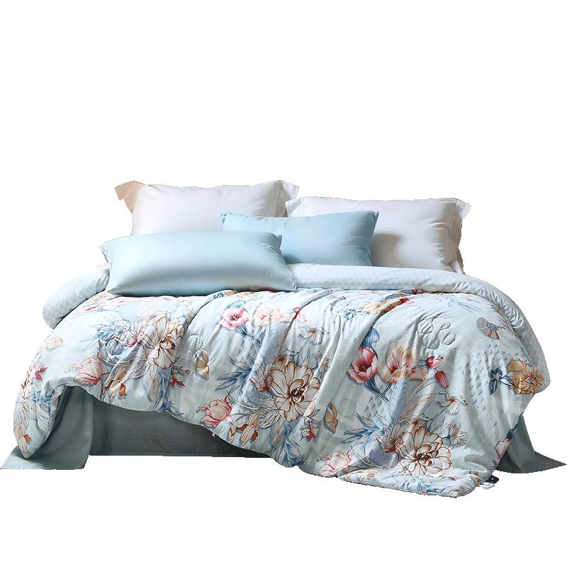 FUANNA 100% Tussah Silk Antibacterial Quilt