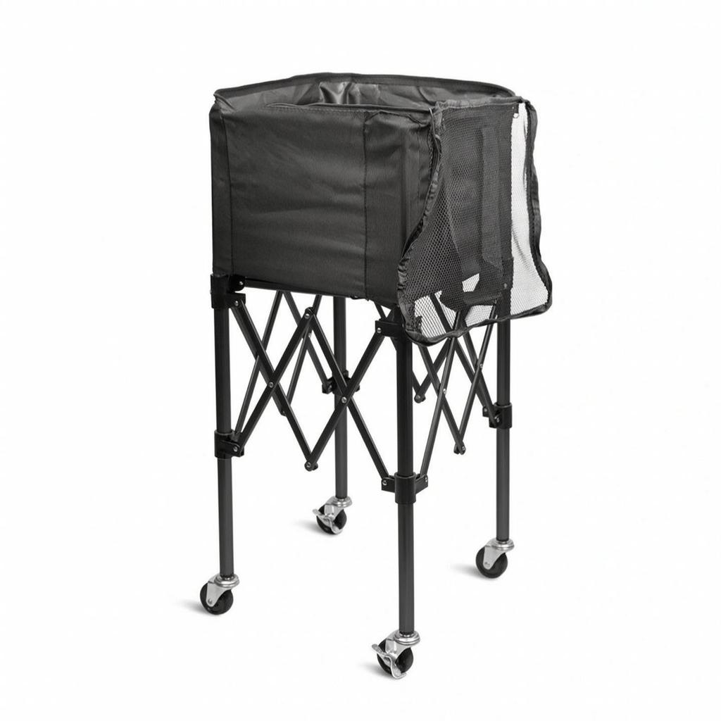 Foldable Ball Cart, Collapsible Container, Large for Gymnastics Room
